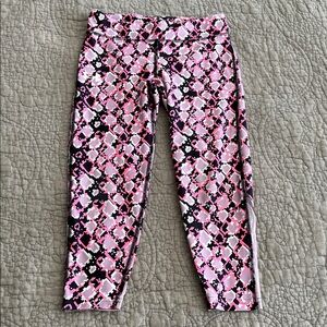 Under Armour Pink Patterned Active Leggings